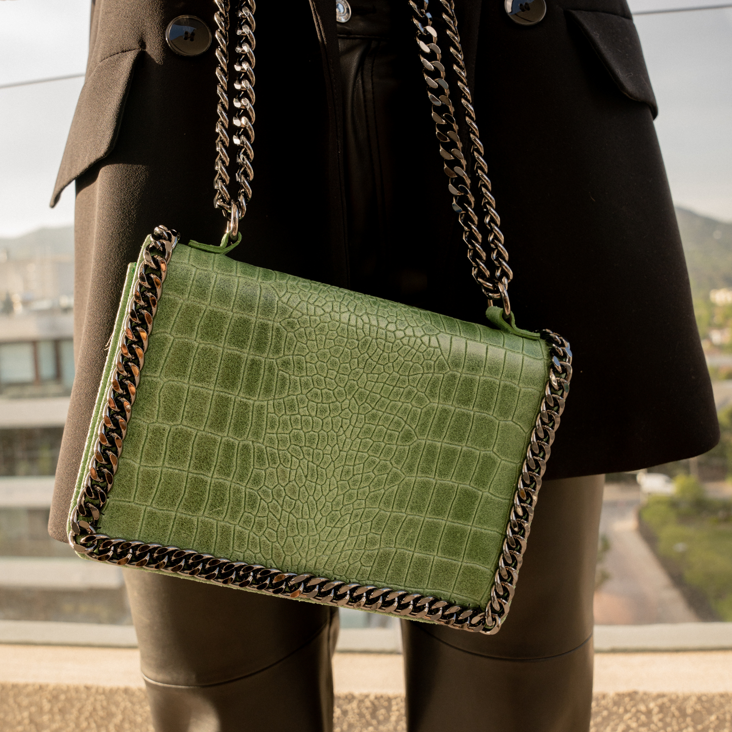 Cartera Giulia Verde